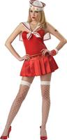 View Item Adult Ladies 12-14 Sexy Nautical Star Fancy Dress Sailor Girl Costume Navy